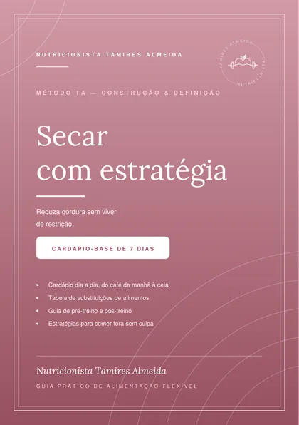Capa do guia Método TA · Secar com estratégia